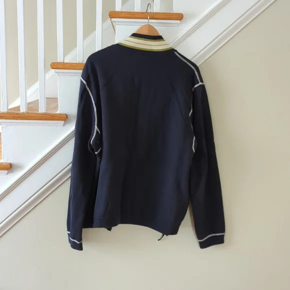 Banana Republic navy blue zipup jacket size XL - Picture 10 of 13